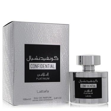 Imagem de Col. Masculino Lattafa Confidential Platinum   100 ml Eau De Parfum
