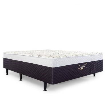 Imagem de Cama Box Casal Conjugada Espuma D28 Herval Ólbia, 138x188x39 cm