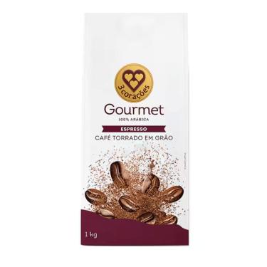 Imagem de Café 3 Corações Espresso Em Grãos com 1kg