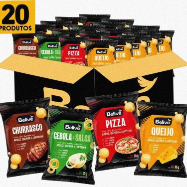 Imagem de Combo Snacks De Arroz, Quinoa Lentilha Belive 4 Sabores 35G