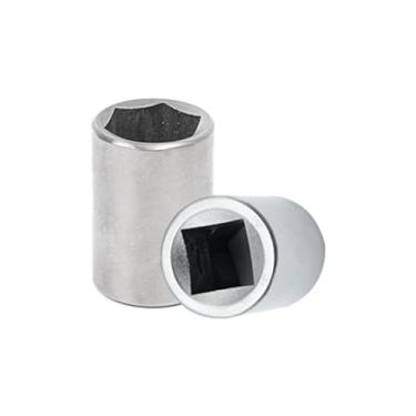 Imagem de SFREYA Soquete de titânio, acionamento de 3/8 polegadas, 6 pontos, métrico, ferramentas não magnéticas de ressonância magnética, leve, alta resistência, anticorrosão, durável, forjado a queda, grau