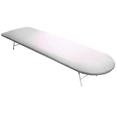 Imagem de Tábua de Passar Roupas Portátil de Mesa com Tampo de Madeira, Maxeb