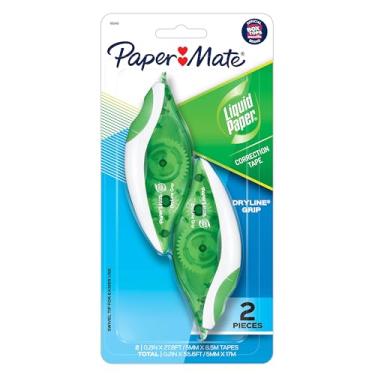 Imagem de Paper Mate Liquid Paper DryLine Fita branca de correção de aderência, 2 unidades