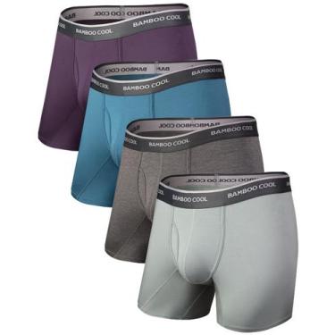 Imagem de Cuecas boxer masculinas BAMBOO COOL Soft e respiráveis