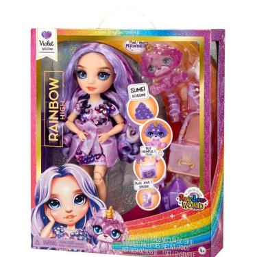 Imagem de Boneca Violet Willow Rainbow High Com Acessórios - MGA