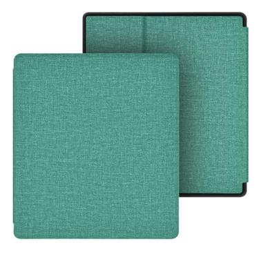 Imagem de Yzlvigrous Textura de Pano Capa para Kindle Oasis 9th/10th Gen 2017/2019, Capa Ultrafina com PC Back, Modelo: CW24WI/S8IN4O, Tampa de 7 Polegadas com Recurso de Agueira do Sono Auto
