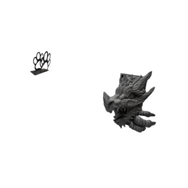 Imagem de Fenteer Suporte de Guardanapo de Ferro Multiuso, Porta-notas, Decoração de Casa com Pata de Cachorro Fofa, Organizador Estiloso, Dispensador de Lenços de Pape