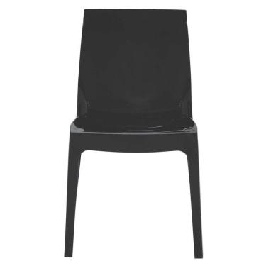 Imagem de Cadeira Tramontina Alice Polida Sem Braços Em Polipropileno Preto Tramontina