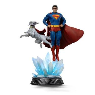 Imagem de Estátua Superman and Krypto - Superman Legacy Movie - Art Scale 1/10 -