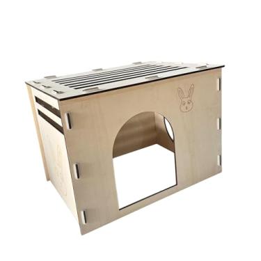 Imagem de Baoblaze Decoração para de, acessórios para gaiola, fácil de montar com várias portas, castelo de para ouriço, gerbil, gato, chinchila, Style B