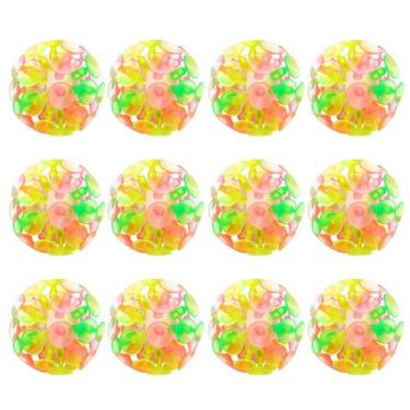 Imagem de Brinquedo Suction Ball Toy STOBOK Funny Sucker Ball Toy 12 unidades pa