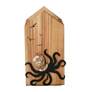 Imagem de Ｂｅｓｇａ Porta-canetas de Madeira Decorativo, Adorável E Fofo, Organizador de Pincéis de Maquiagem, Porta-lápis para Pincéis de Pintura E Penteadeira, 8cm x 8cm x 15,5cm