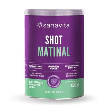 Imagem de Shot Matinal Sanavita Lata 150g Sabor Limão