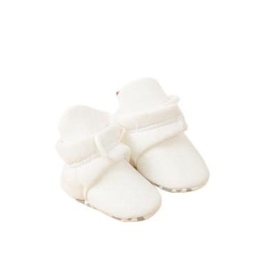 Imagem de Botas de lã para bebês recém-nascidos, unissex, antiderrapante, recém-nascidos, primeiros andadores, sapatos quentes, A04/branco, 12-18 Months Toddler