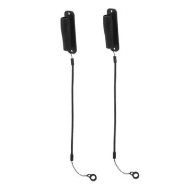 Imagem de Anneome 2 peças de cordões para canetas sensíveis ao toque com mola retrátil, tiras para canetas, base adesiva forte para tablet e tela sensível ao toque, use suporte de caneta versátil para balcões e