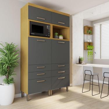 Imagem de Paneleiro 4 portas Princesa  Freijo/grafite Nesher