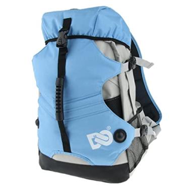 Imagem de Luzhengyang Mochila Oxford ajustável para patins - bolsa de skate em linha com alça de ombro - Armazenamento para equipamentos esportivos e sapatos - homens mulheres crianças - azul