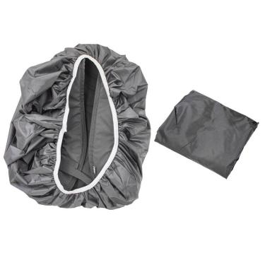 Imagem de Capa De Chuva Para Mochila Impermeavel Motoboy Viagem Mala Elastico Preto