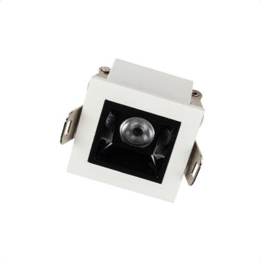 Imagem de Spot De Led Embutir Taschibra Arch Pontual 2w 2700k Bivolt Branco Com Preto