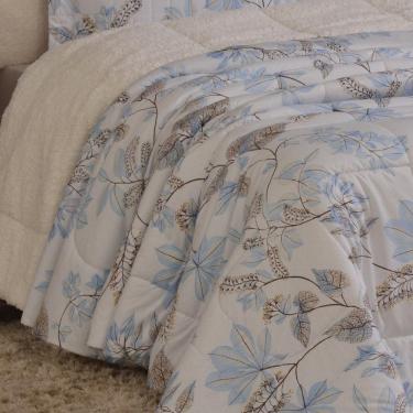 Imagem de Edredom Solteiro Coberdrom Top Line Estampado Hipercal/sherpa 2 Peças - Lince