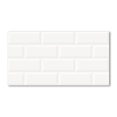 Imagem de Azulejo Piso Forte Decorare Bianco Retificado 31x59 A