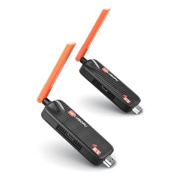 Imagem de Transmissor e receptor HDMI sem fio, suporta até 4 receptores, extensor sem fio WELUSOPU HDMI de 5,8 G, transmissão de áudio de vídeo para PC, laptop, câmera, cabo, caixa para várias TVs, monitores