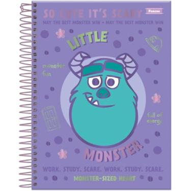 Imagem de Kit de Caderno Papel de Carta, Foroni, Monstros S.A, Capa Dura, 80 Folhas, Pacote com 4
