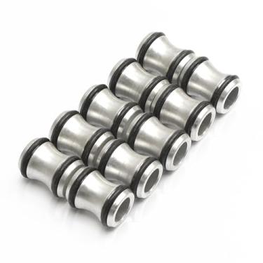 Imagem de Yiklwwy 06L121131 06K121131 Bomba de água de alumínio para refrigerador de óleo Junta conector MK3 1.8/2.0T Substituição para Audi A1 A3 A4 A5 A6 A7 Q5 Q7 VW Passat Polo Tiguan Touareg Seat Skoda