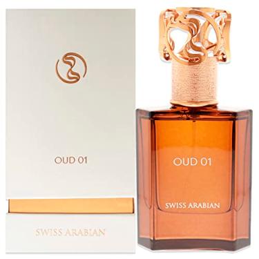 Imagem de Swiss Arabian Oud 01 - Luxury Products From Dubai - Fragrância em spray EDP pessoal de longa duração e viciante - aroma característico sedutor - 50 ml