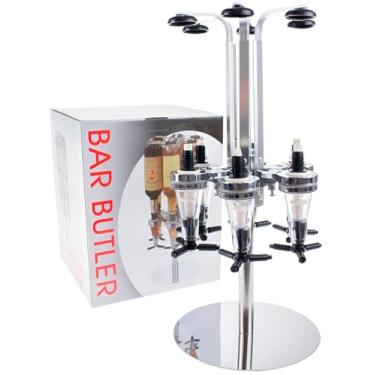 Imagem de Dispenser de Bebidas Bar Butler para 6 Garrafas – Suporte Giratório para Shot, Doseador de Parede/Bar (Giratório)