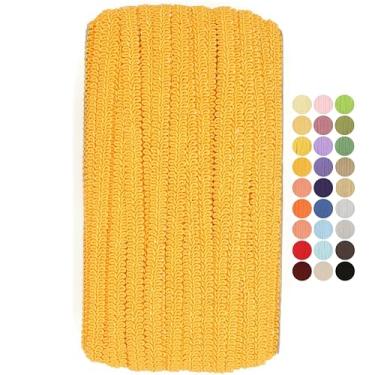 Imagem de Trança trançada Gimp - 10 jardas - 30+ cores - renda de estofamento trançado Gimp guarnição de trança de rolagem guarnição turca para fantasias decoração de casa estofados artesanato costura DIY