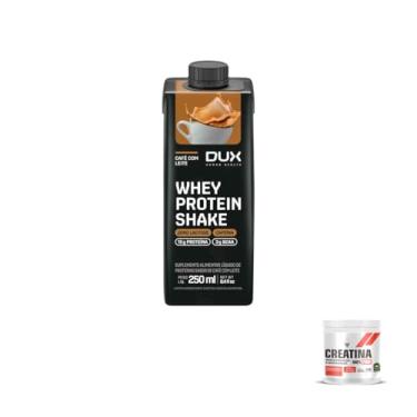 Imagem de Kit Whey Protein Shake 250ml Café Com Leite Edge + Creatina Health Labs 300g