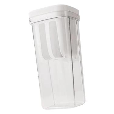 Imagem de FytStycale Coador de alimentos, coador de iogurte, malha 80, utensílios de cozinha laváveis, de de frutas, recipiente para leite vegetal com tampa para, 2000ml