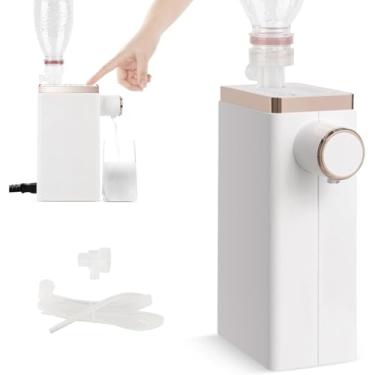 Imagem de Mini Dispensador de Água Portátil com Aquecimento Rápido 3s, 5 Níveis de Temperatura, Compatível com Garrafas e Galões, Leve 1kg, Ideal Para Escritório, Viagens e Hotéis – Água Quente Instantânea