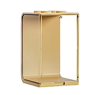 Imagem de Phefop Estojo de Exibição de Boneca, Caixa de Exibição Transparente Empilhável Abs, Suporte de Armazenamento de Brinquedos para Mini Figuras Colecionáveis (S Amarelo 24 Astronauta)