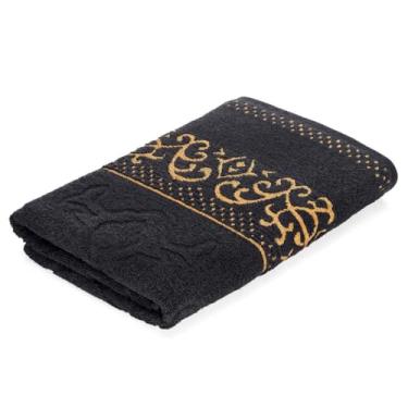 Imagem de Toalha De Banho Grande De AlgodãO Puro, Altamente Absorvente(Preto)