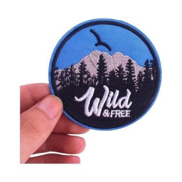 Imagem de Patch De Ferro Para Camping Ao Ar Livre, Adesivo De Bordado Para Roupa