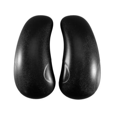 Imagem de Almofadas de substituição para apoio de braço para cadeira de escritório adequadas para Herman Miller Mirra 1, capas ergonômicas de apoio de braço para cadeira, preto