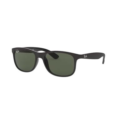 Imagem de Óculos de Sol Ray-Ban Andy 0RB4202 606971 Tam 55 / Preto - Lentes Verde Escuro