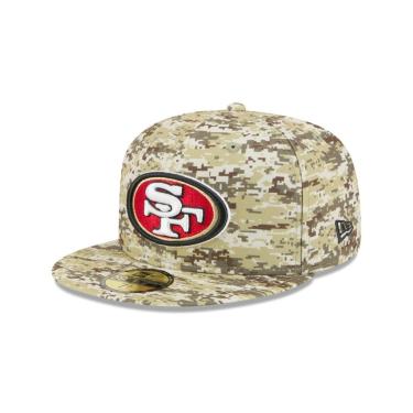 Imagem de Boné New Era  59FIFTY San Francisco 49ers NFL Salute Service 2025 Militar-Masculino