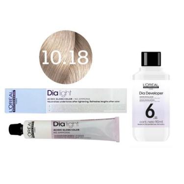 Imagem de Tonalizante Dia Light 10.18 Milkshake Louro Claríssimo Cendré Moca + R