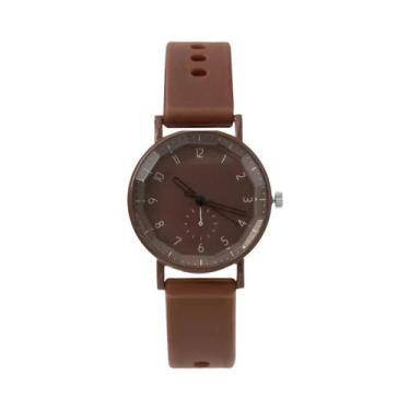 Imagem de Relógio De Pulso De Quartzo Com Pulseira De Silicone Em Cores Candy Pa