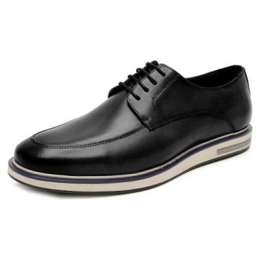 Imagem de Sapato Oxford Masculino Casual Social em Couro  Conforto Premium e Des