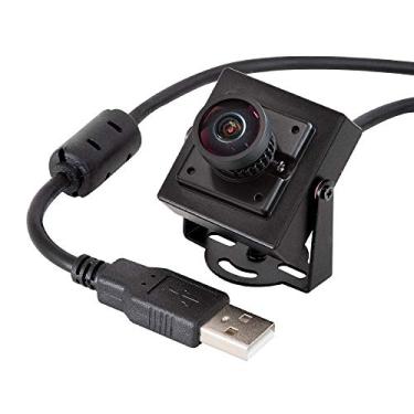 Imagem de Arducam Módulo de câmera USB WDR de baixa luz 1080p com capa de metal, 2MP 1/2,8 polegadas CMOS IMX291 160 graus ultra grande angular mini placa de webcam UVC com microfone