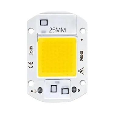 Imagem de Lâmpada LED Chip COB 20W 30W 50W 220V 110V Com IC Inteligente Sem Driv