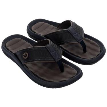 Imagem de CARTAGO Chinelo Fuji IV, Masculino, Marrom/Azul, 37/38