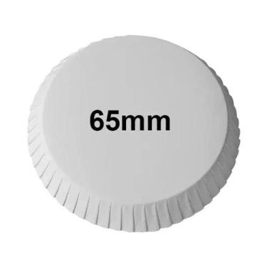 Imagem de 100 Copos De Vidro Descartáveis Com Tampa De Papel Para Café, Chá, Hot