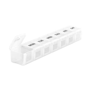 Imagem de Organizador Semanal De Comprimidos XL Grande Para 7 Dias Estojo De Med