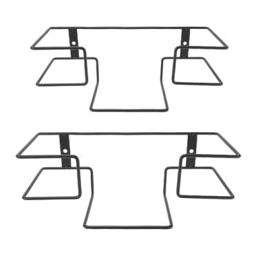 Imagem de AYNEFY Rack de Armazenamento de Luvas Suporte de Luva de Metal de 2 Peças Suporte Montado na Parede Economize Espaço de Caixa de Metal para Armazenamento de Tecidos Sacos de Plástico Autovedantes