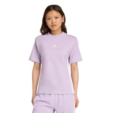 Imagem de Camiseta Adidas Essentials 3 Stripes Feminina